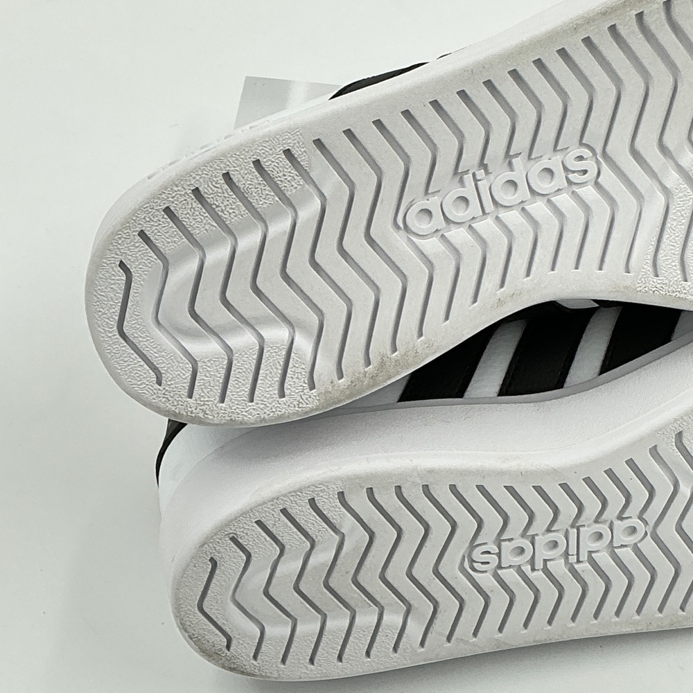 Adidas Womens Size 7.5 Sneakers White Black Gold Cloud Foam NEW Street talk $75 - Picture 14 of 16